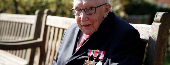 Captain Tom Moore, 99, hits £13million for NHS 