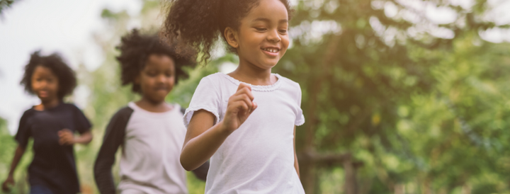 Kids playing outdoors